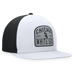 Chicago White Sox Fanatics Cycle Snapback Hat - White/Black Hats