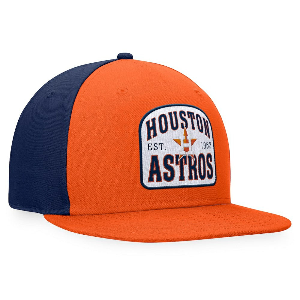 Houston Astros Fanatics Cycle Snapback Hat - Orange/Navy Hats