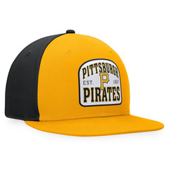 Pittsburgh Pirates Fanatics Cycle Snapback Hat - Gold/Black Hats