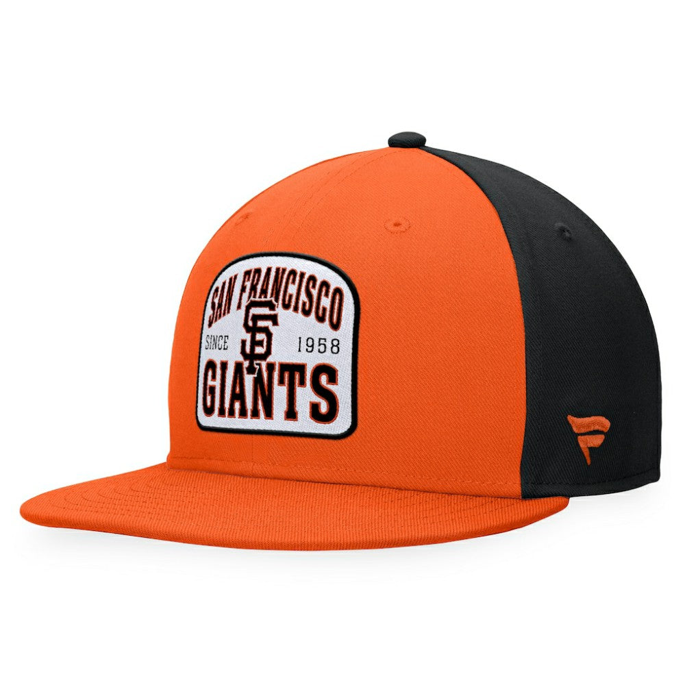 San Francisco Giants Fanatics Cycle Snapback Hat - Orange/Black Hats