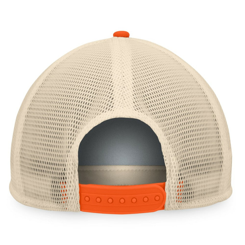 Detroit Tigers Fanatics Cooperstown Collection Talley Foam Trucker Snapback Hat - Navy/Orange Hats