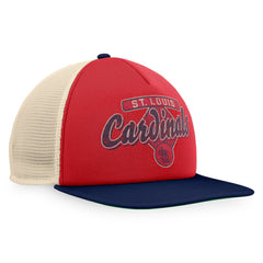St. Louis Cardinals Fanatics Cooperstown Collection Talley Foam Trucker Snapback Hat - Red/Navy Hats