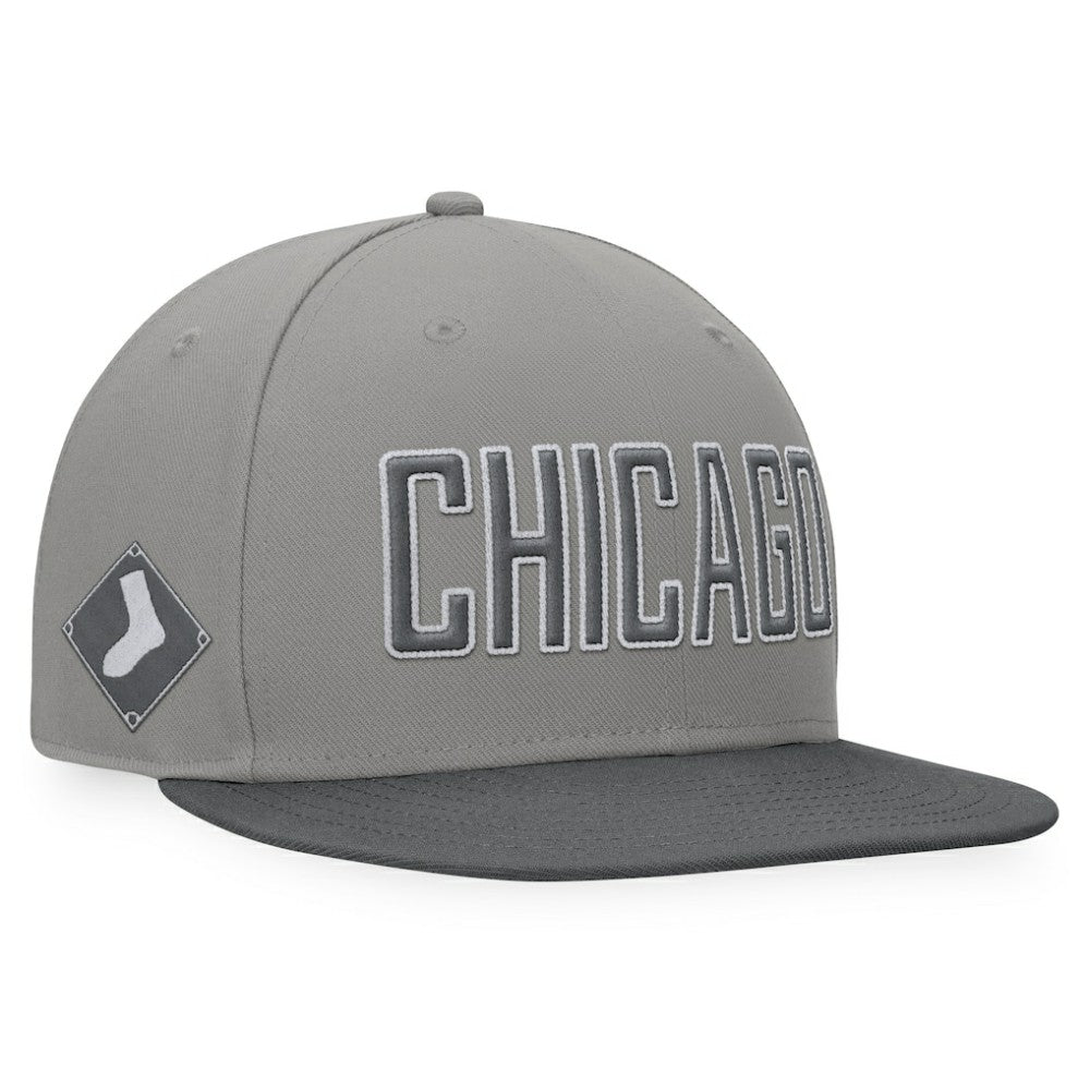 Chicago White Sox Fanatics Dugout Fitted Hat - Gray Hats