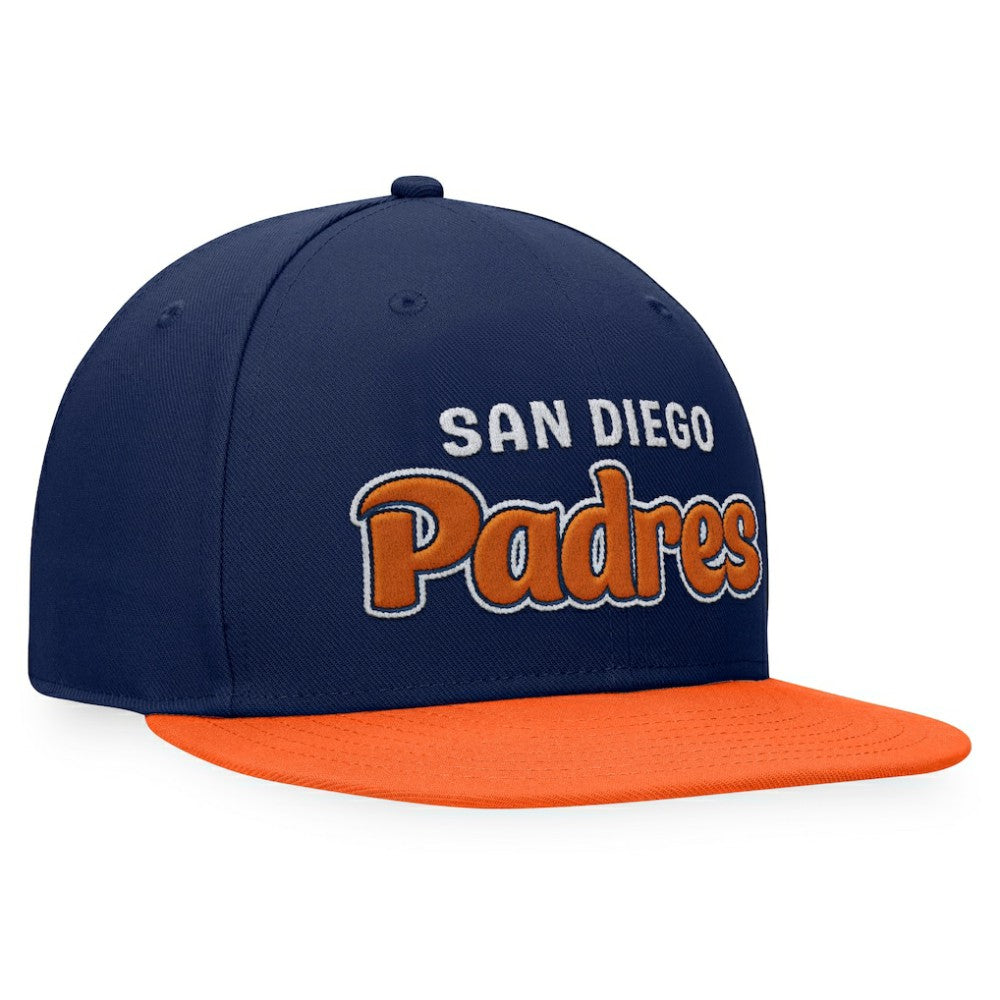 San Diego Padres Fanatics Cooperstown Collection Hurler Fitted Hat - Navy Hats