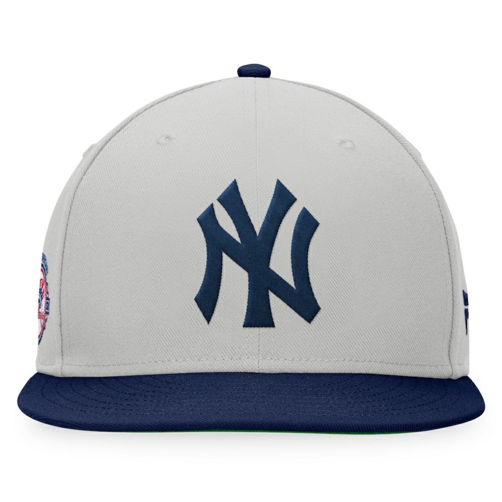 New York Yankees Fanatics Glory Days Two-Tone Snapback Hat - Gray/Navy Hats