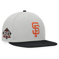San Francisco Giants Fanatics Glory Days Two-Tone Snapback Hat - Gray/Black Hats