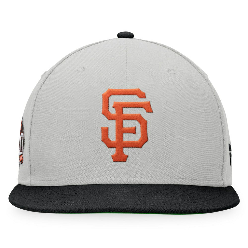 San Francisco Giants Fanatics Glory Days Two-Tone Snapback Hat - Gray/Black Hats
