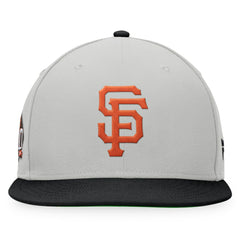 San Francisco Giants Fanatics Glory Days Two-Tone Snapback Hat - Gray/Black Hats