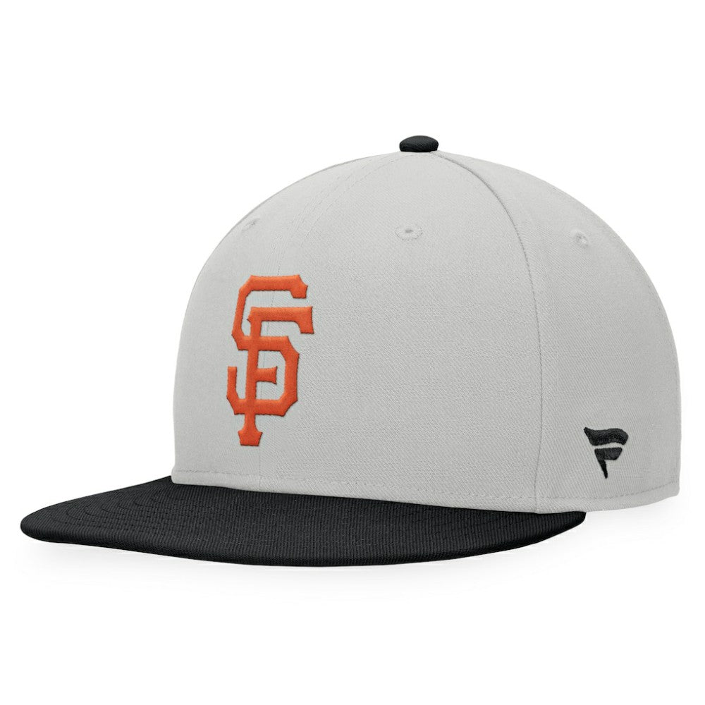 San Francisco Giants Fanatics Glory Days Two-Tone Snapback Hat - Gray/Black Hats
