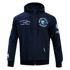 Memphis Grizzlies Pro Standard Hybrid Full-Zip Hoodie Navy