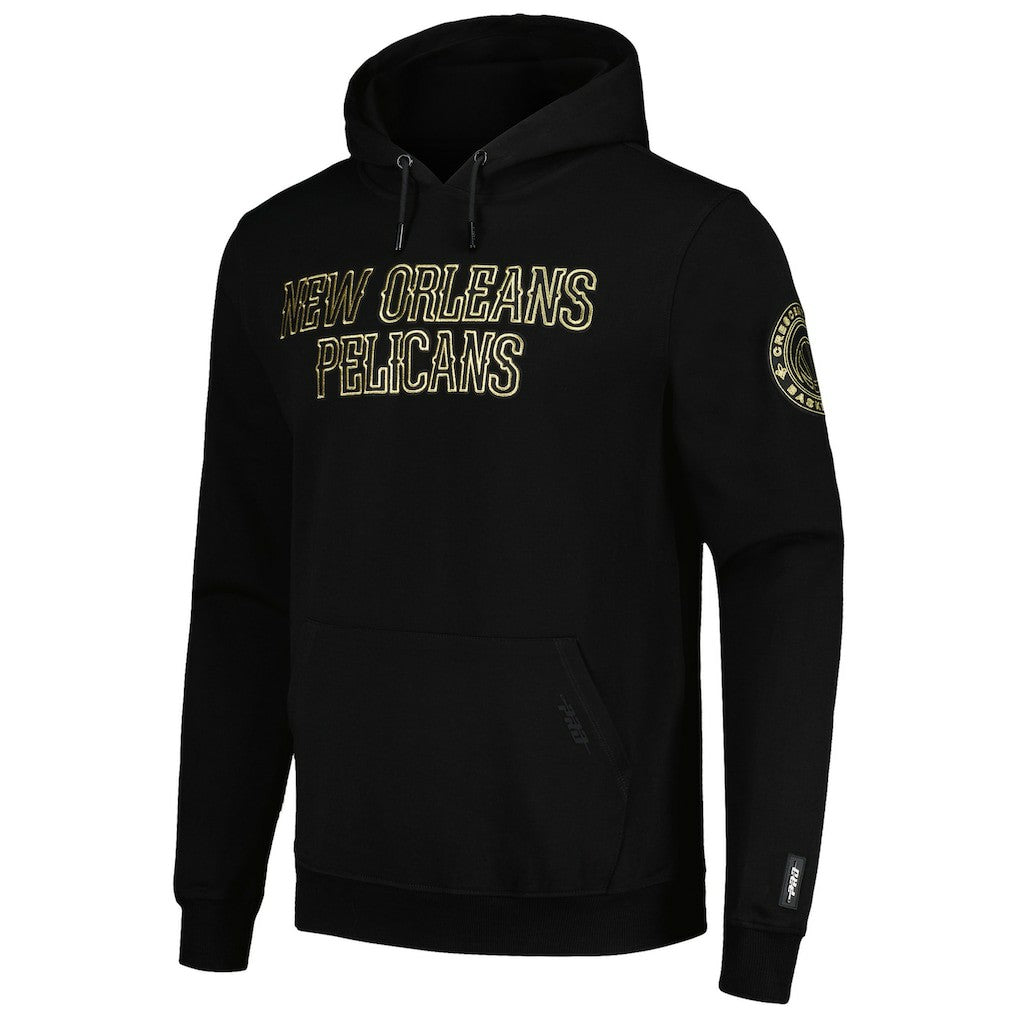 New Orleans Pelicans Pro Standard Black & Gold Pullover Hoodie