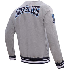 Memphis Grizzlies Pro Standard Crest Emblem Pullover Sweatshirt Heather Gray