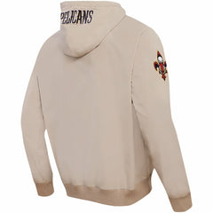 New Orleans Pelicans Pro Standard Hybrid Full-Zip Hoodie Khaki