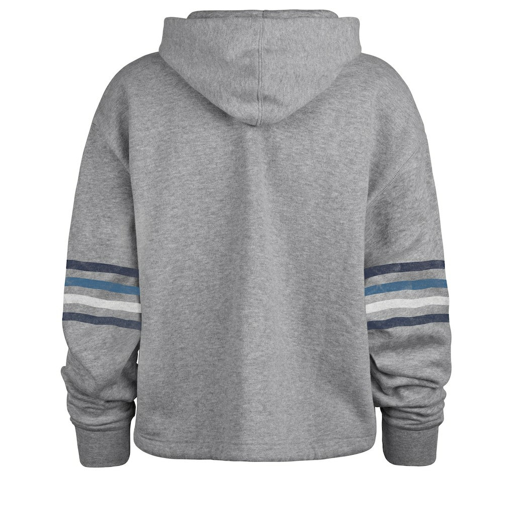 Dallas Cowboys '47 Women's Upland Bennett Pullover Hoodie Heather Gray