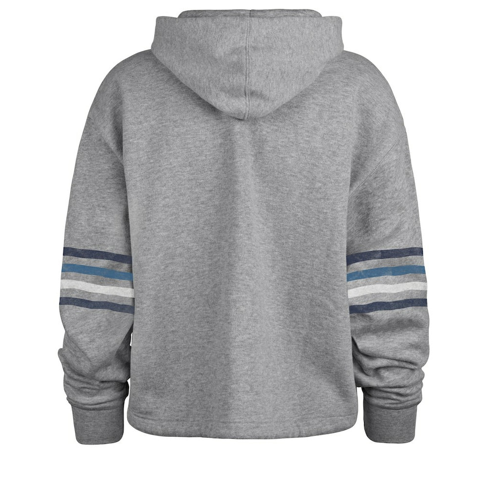 Dallas Cowboys '47 Women's Upland Bennett Pullover Hoodie Heather Gray