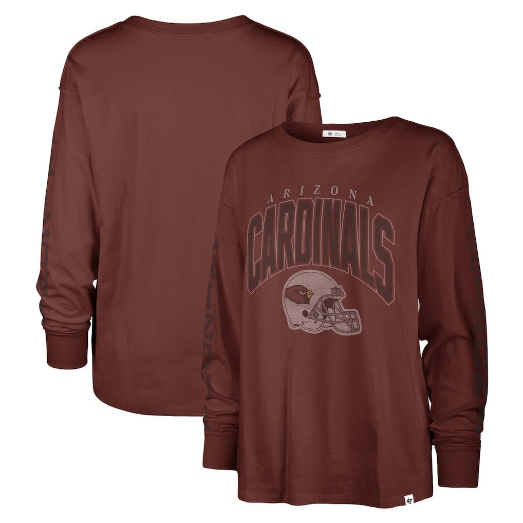 Arizona Cardinals '47 Women's Tom Cat Lightweight Long Sleeve T-Shirt Cardinal