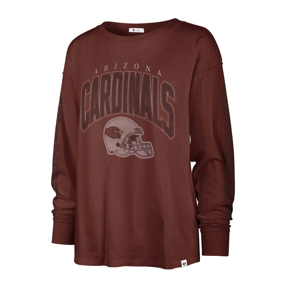 Arizona Cardinals '47 Women's Tom Cat Lightweight Long Sleeve T-Shirt Cardinal