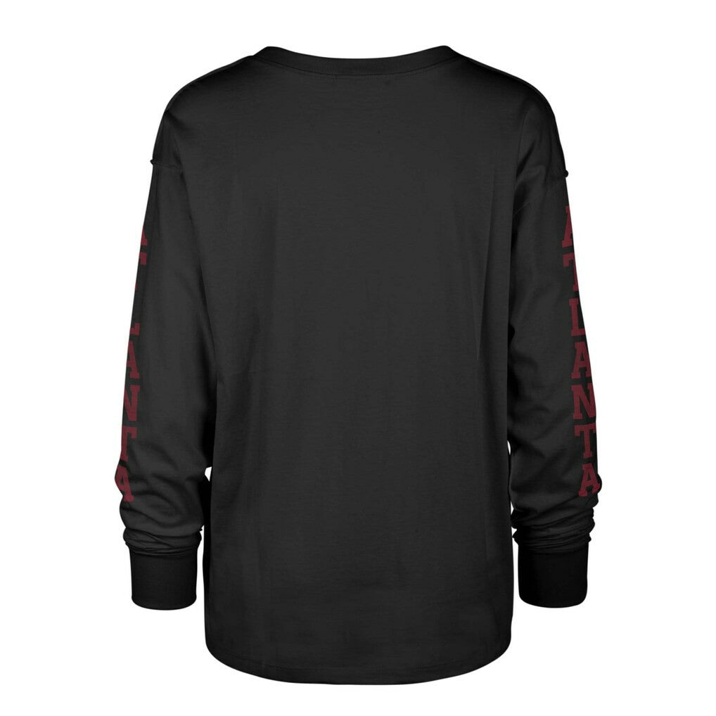 Atlanta Falcons '47 Women's Tom Cat Lightweight Long Sleeve T-Shirt Black