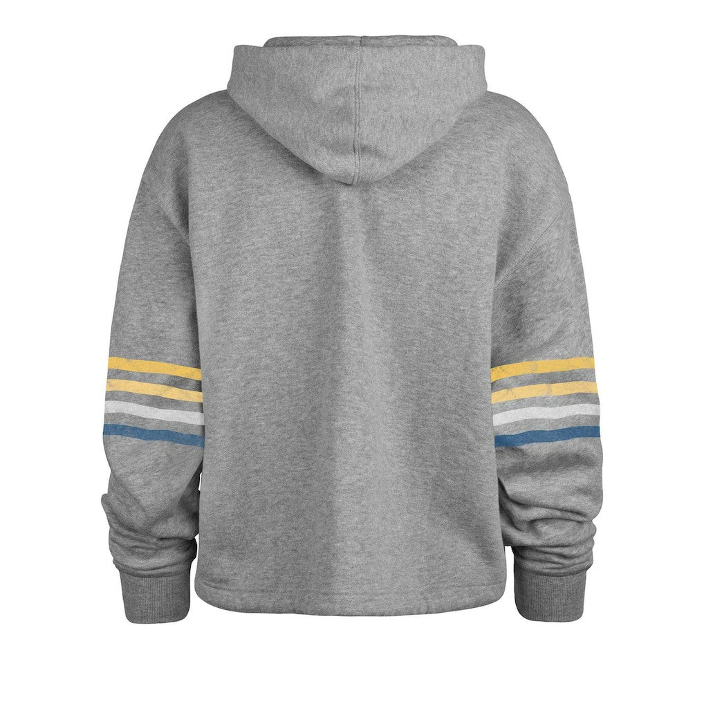 Los Angeles Rams '47 Women's Upland Bennett Pullover Hoodie Heather Gray
