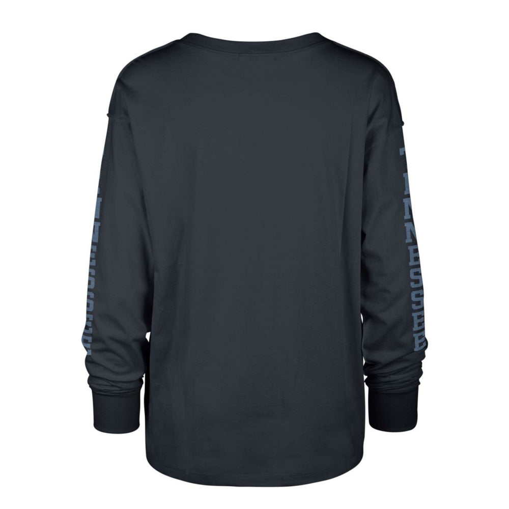Tennessee Titans '47 Women's Tom Cat Lightweight Long Sleeve T-Shirt Navy