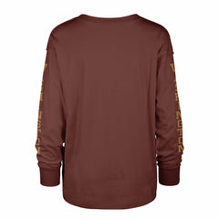 Washington Commanders '47 Women's Tom Cat Lightweight Long Sleeve T-Shirt Burgundy