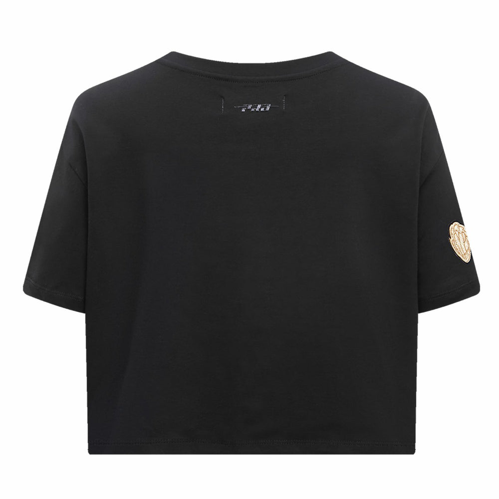 Memphis Grizzlies Pro Standard Women's Holiday Glam Boxy T-Shirt Black