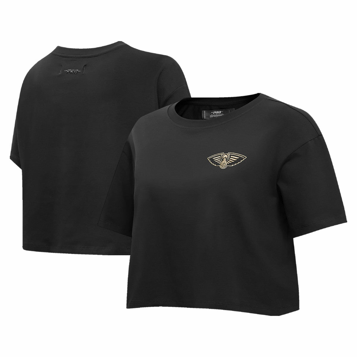 New Orleans Pelicans Pro Standard Women's Holiday Glam Boxy T-Shirt Black