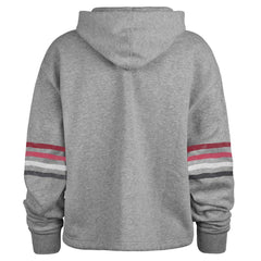 Arizona Cardinals '47 Women's Upland Bennett Pullover Hoodie Heather Gray