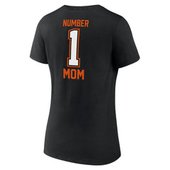 Cincinnati Bengals Women's Mother's Day V-Neck T-Shirt Black