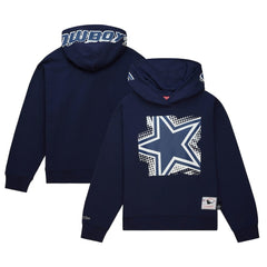 Dallas Cowboys Women's Gridiron Classics Big Face 7.0 Pullover Hoodie Navy