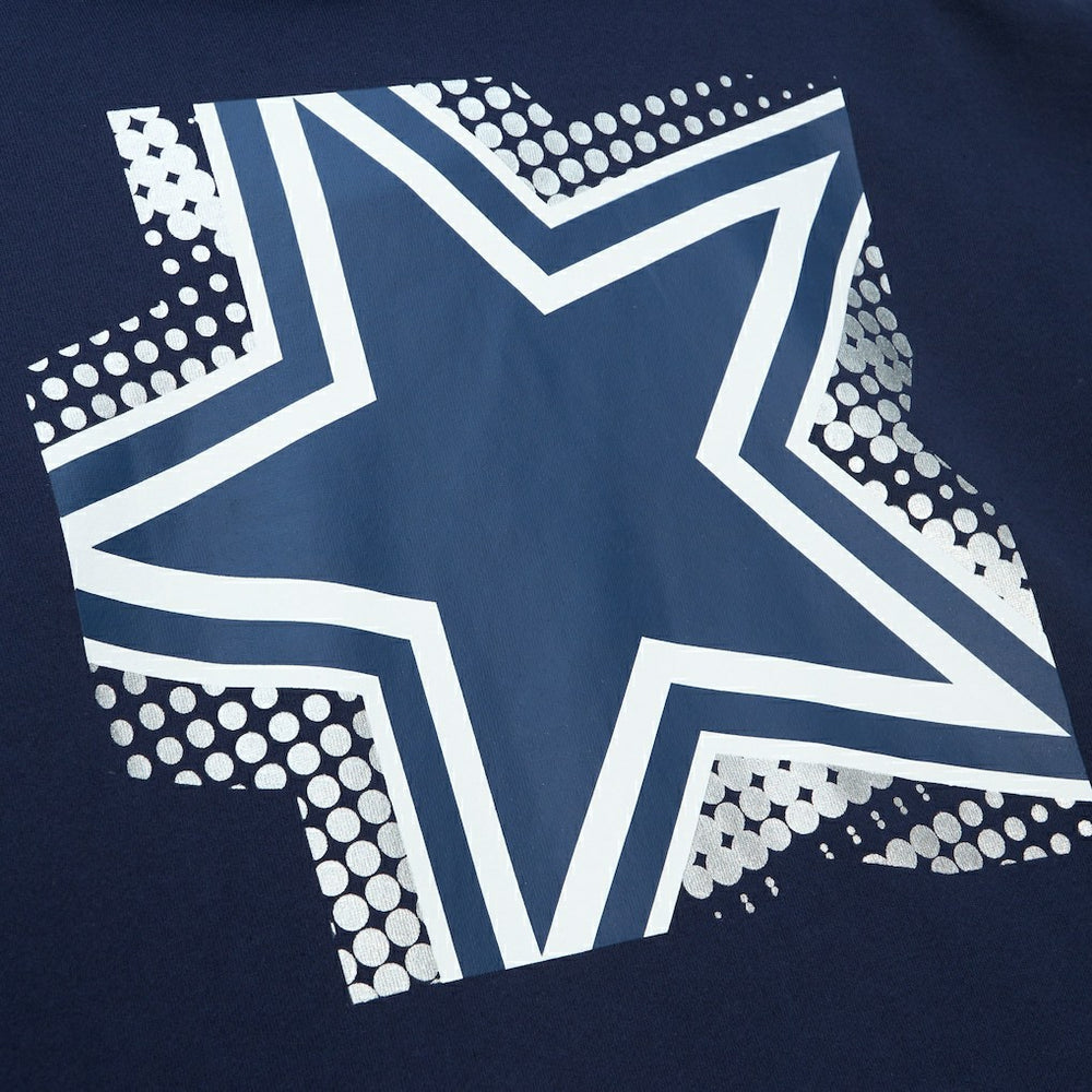 Dallas Cowboys Women's Gridiron Classics Big Face 7.0 Pullover Hoodie Navy
