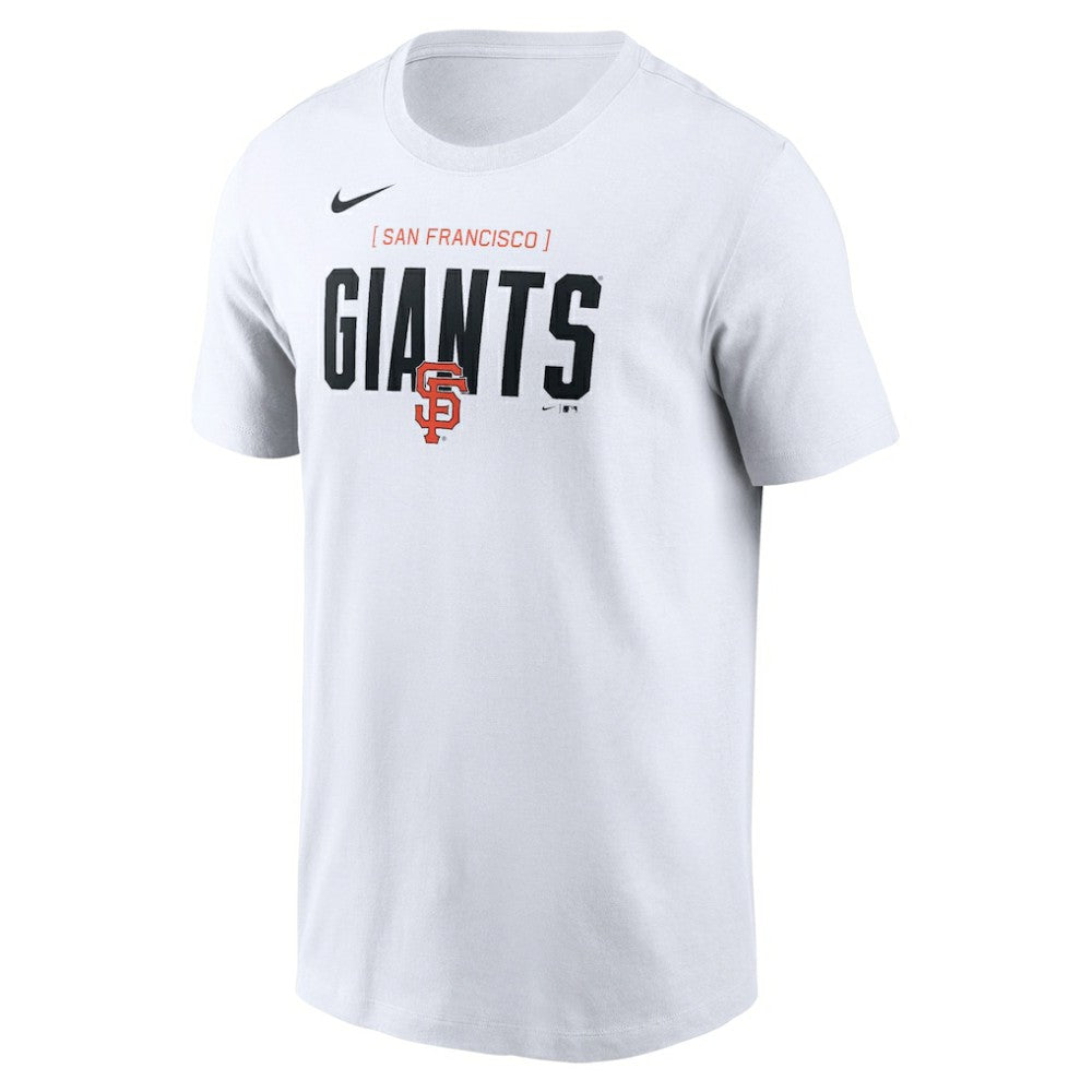San Francisco Giants Nike Home Team Bracket Stack T-Shirt - White T-shirts