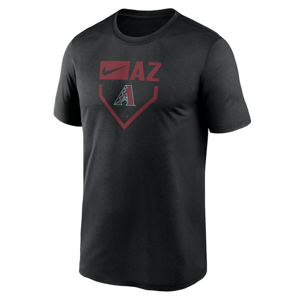 Arizona Diamondbacks Nike Home Plate Icon Legend Performance T-Shirt - Black T-shirts