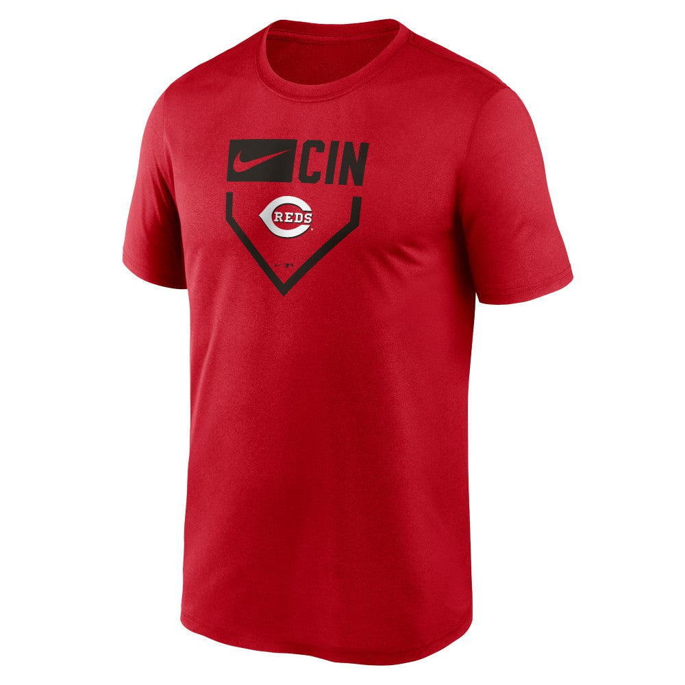 Cincinnati Reds Nike Home Plate Icon Legend Performance T-Shirt - Red T-shirts
