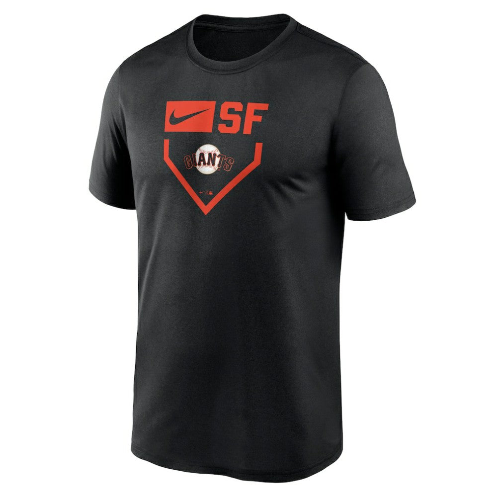 San Francisco Giants Nike Home Plate Icon Legend Performance T-Shirt - Black T-shirts