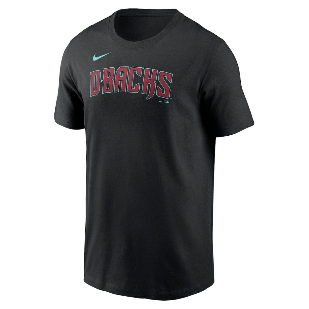 Arizona Diamondbacks Nike Wordmark T-Shirt - Black T-shirts