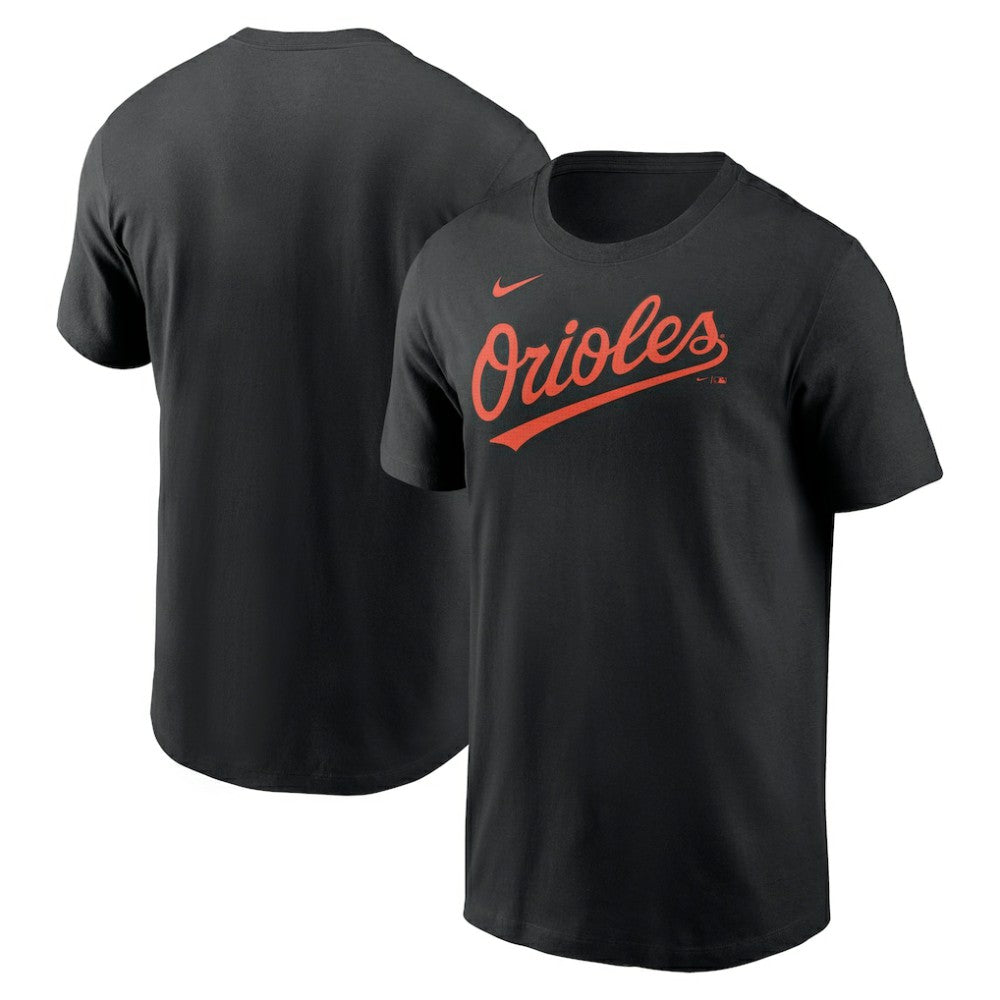 Baltimore Orioles Nike Fuse Wordmark T-Shirt - Black T-shirts