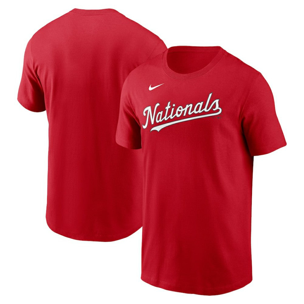 Washington Nationals Nike Fuse Wordmark T-Shirt - Red T-shirts