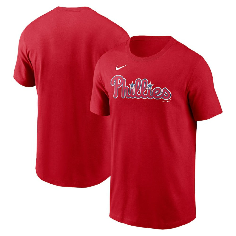 Philadelphia Phillies Nike Fuse Wordmark T-Shirt - Red T-shirts