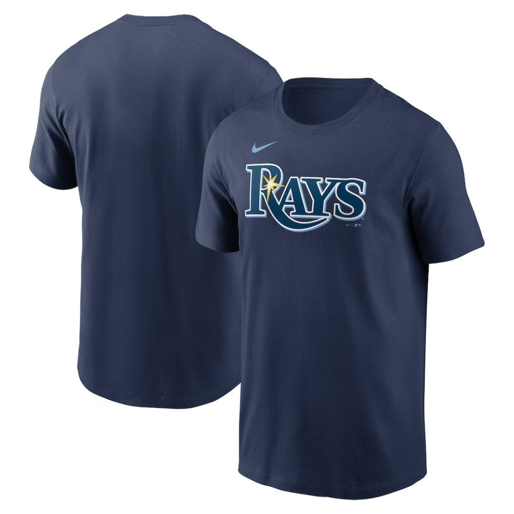 Tampa Bay Rays Nike Fuse Wordmark T-Shirt - Navy T-shirts