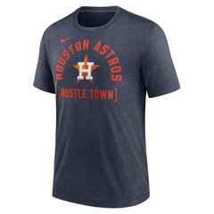 Houston Astros Nike Swing Big Tri-Blend T-Shirt - Heather Navy T-shirts