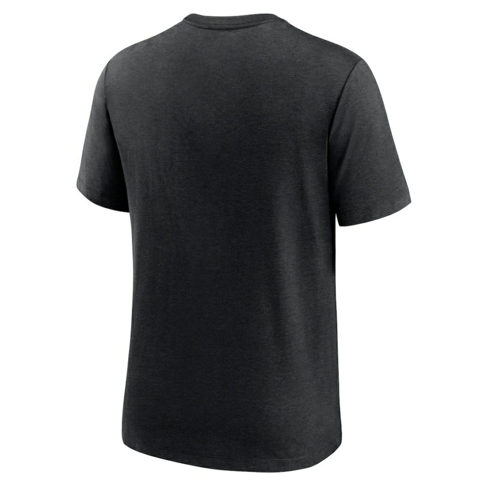 San Francisco Giants Nike Swing Big Tri-Blend T-Shirt - Heather Black T-shirts