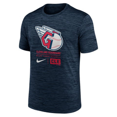 Cleveland Guardians Nike Large Logo Velocity T-Shirt - Navy T-shirts