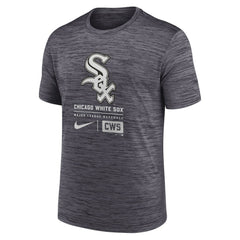 Chicago White Sox Nike Large Logo Velocity T-Shirt - Black T-shirts