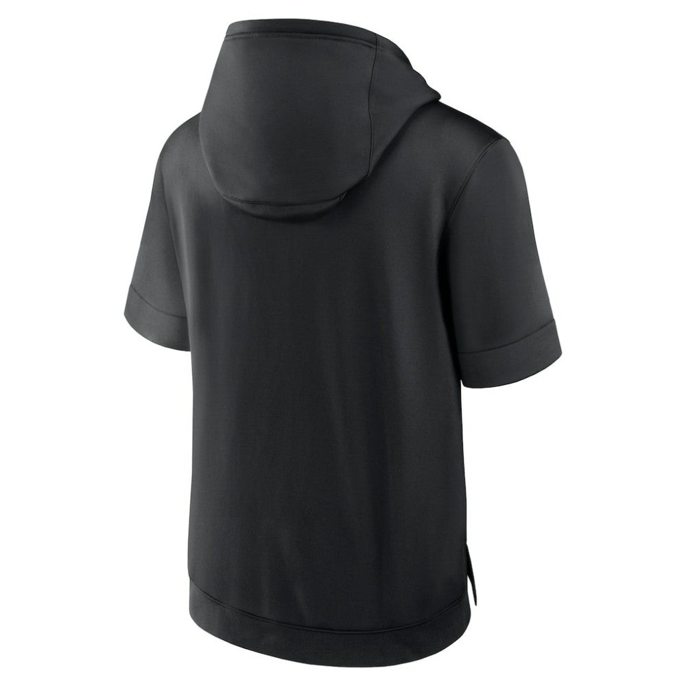 San Francisco Giants Nike Tri Code Lockup Short Sleeve Pullover Hoodie - Black Hoodies