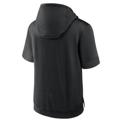 Chicago White Sox Nike Tri Code Lockup Short Sleeve Pullover Hoodie - Black Hoodies