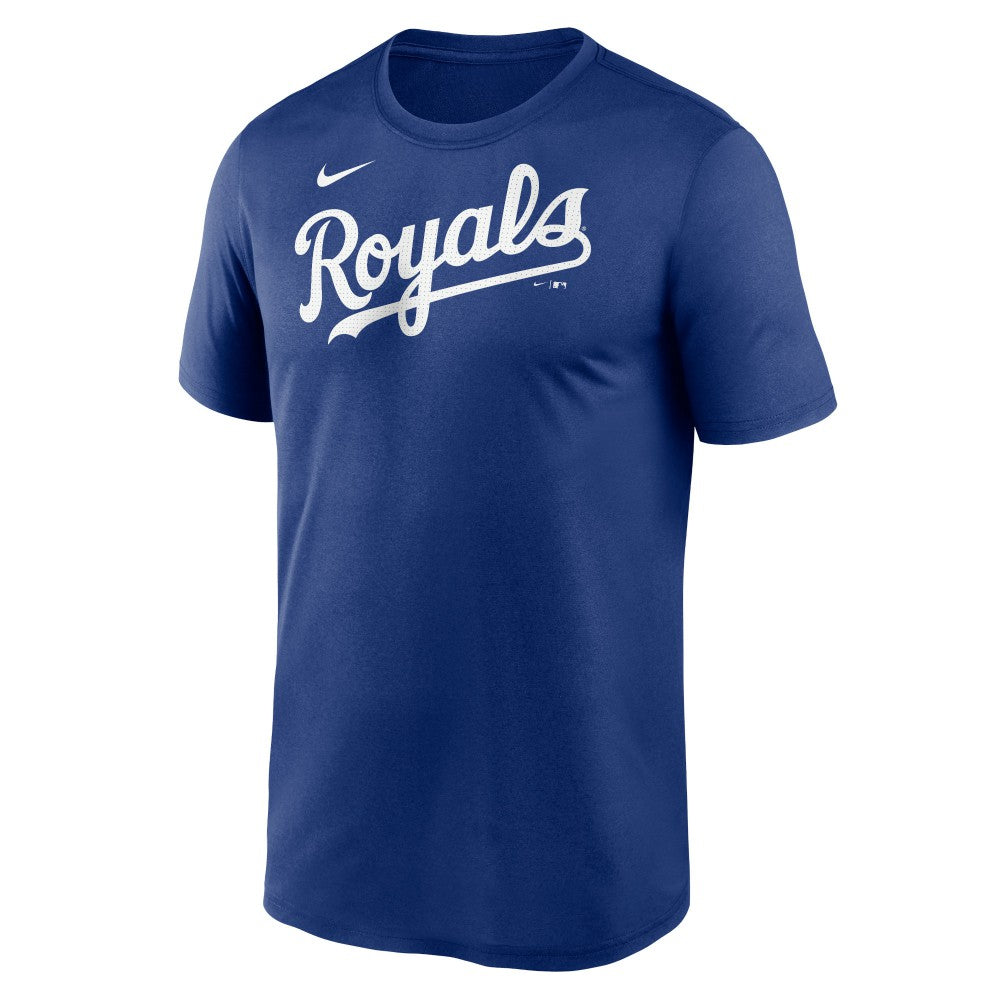Kansas City Royals Nike Legend Fuse Wordmark T-Shirt  - Royal T-shirts