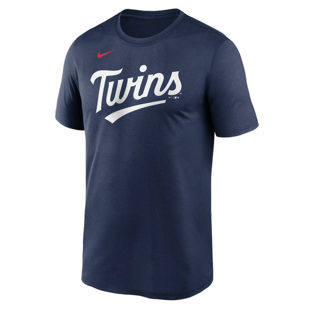 Minnesota Twins Nike Legend Fuse Wordmark T-Shirt  - Navy T-shirts