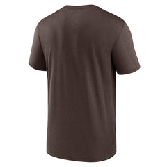 San Diego Padres Nike Legend Fuse Wordmark T-Shirt  - Brown T-shirts