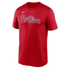 Philadelphia Phillies Nike Legend Fuse Wordmark T-Shirt  - Red T-shirts
